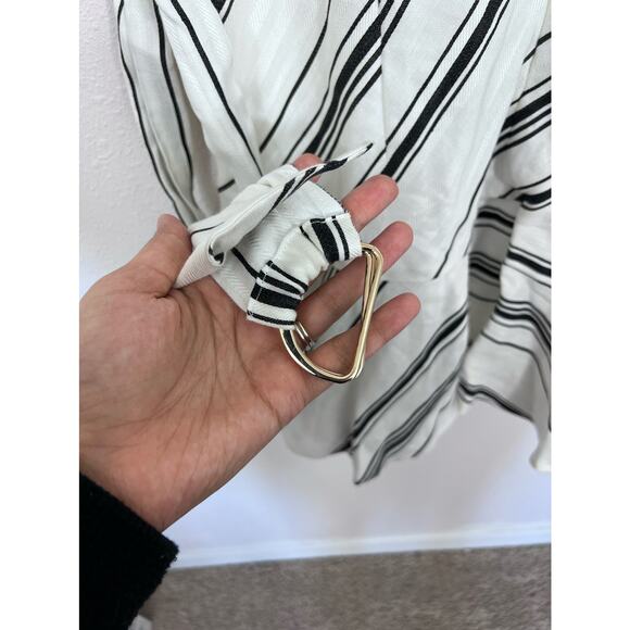 NWT Ted Baker London Striped Linen Blend Mini Dress Size 6 - Picture 5 of 13